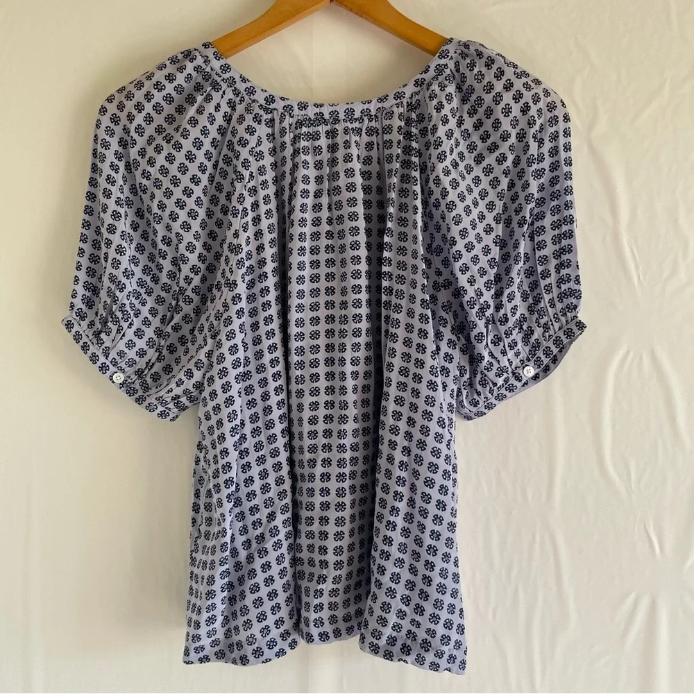 Madewell blue puff